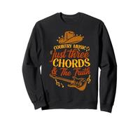 Música Country Solo Tres Acordes Y La Verdad Sudadera