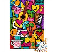 Música Cubana Adultos Puzzles 1000 Piezas Juego De Rompecabezas Decoración Cumpleaños Juegos Educativos Relajación Y Sabiduría 1000pcs (75x50cm)