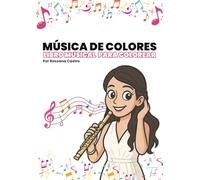 Música de colores: Libro musical para colorear