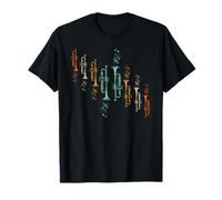 Música De Jazz Trompetista Regalo Notas Musicales Trompeta Camiseta