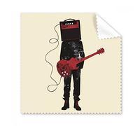 Música de la guitarra instrumentos Crazy Man gafas paño de limpieza paño móvil limpiador de pantalla 5 unidades regalo