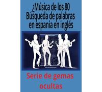 ¿Música de los 80 Búsqueda de palabras en espania en inglés: Serie de gemas ocultas (Hidden Gems Memory)
