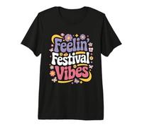 Música de Verano Festival de Arte Literario Camping Vacaciones Vacaciones Camiseta Premium