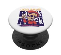 Música - Dios Salve al Punk Rock PopSockets PopGrip Adhesivo