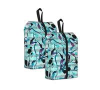 Música en Acuarela Ramas Hojas， Bolsas de Viaje para Zapatos (Paquete de 2), Bolsas Impermeables para Guardar Zapatos, Organizador de Zapatos para Viajes y hogar.