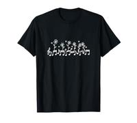 Música en el Bosque con Flores Camiseta