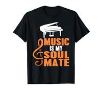 Música Es Mi Alma Gemela Pasión Piano Camiseta