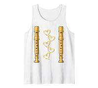 MÚSICA FLAUTA TRAVESERA NIÑOS FLAUTA DULCE SOPRANO Camiseta sin Mangas