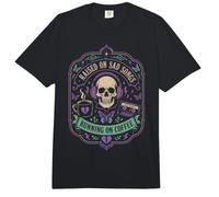 Música gótica Estado de ánimo del café Aumentado por Canciones tristes Corriendo Comfort Colors Adult Heavyweight T-Shirt