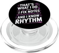 Música graciosa, eso es lo que hago, arreglo notas y sé ritmo PopSockets PopGrip para MagSafe