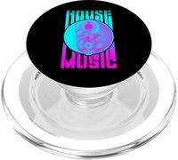 Música House DJ Techno Festival EDM Rave Yin Yang Skull PopSockets PopGrip para MagSafe