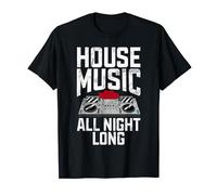 Música house EDM Rave DJ Electro Deep House Lover Camiseta