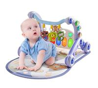 Música Mat Baby - Música de estantería, tocando Mat Children's Room | Mat de habilidades motoras finas que no son pequeñas, niños de juguete de desarrollo, alfombra de música para bebés para al aire l