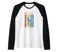 Música - Micrófono Who Wants To Sing Always Finds The Music Camiseta Manga Raglan