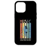 Música - Micrófono Who Wants To Sing Always Finds The Music Carcasa para iPhone 12 Pro MAX