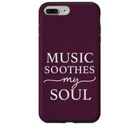 Música minimalista Cita de alma Estudio Meditación Sonido Carcasa para iPhone 7 Plus/8 Plus