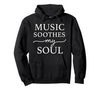 Música minimalista Cita de alma Estudio Meditación Sonido Sudadera con Capucha