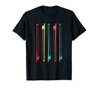Música Músico Musical Sinfonía Concierto Viola Camiseta Clásica Regalo Violín Violonchelo Violonchelista Manga Corta Negra Talla S Hombre
