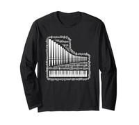 Música Notas Órgano Teclado Piano Pianista Pianistas Manga Larga