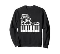 Música Notas Pianista Teclado Piano Pianistas Sudadera