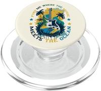 Música Océano Cita para Músico Playa Amante Vacaciones PopSockets PopGrip para MagSafe
