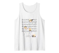 Música ovejas Cordero Nota musical Clef Músico Camiseta sin Mangas