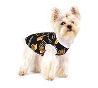 Música para Amantes del saxofón y el trombón,Camiseta de algodón sin Mangas para Mascotas, Chaleco Transpirable, Suave y elástico para Cachorros,L