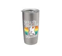 Música Profesor Música Educación Asuntos Músico Cita Vaso térmico de acero inoxidable de doble pared