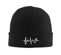 Música Pulso, Notas, Clave, Ecuencia de Francés, Ola, Sonido, Baile Gorra de Punto cálida Wentre Tejido Gorro de Punto Skullies Gorros de Hip Hop