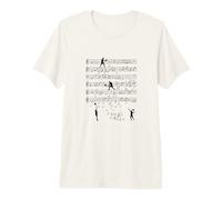 Música Tenis Nota Clef Músico Camiseta Premium