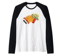 Música Vallenato Colombiana Y Colombia Camiseta Manga Raglan