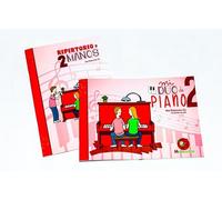 Musicaeduca | Mi Dúo de Piano, volumen 2 | 19 piezas progresivas para tocar a 4 manos | Incluye libro para tocar a 2 manos | Material para aprender a tocar el piano | Material para iniciación al piano