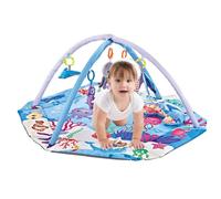 Musical Activity Gym Mat, Flexible Play Center for Kids, Ball Toy System, Interactive Learning Feature Extra Fun, Sturdy Play Gear with Practical , Activity Mat Accessory for