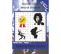 Musical Artists: 50's, 60's, 70's Word Search Puzzle Book: Word Searches with Easy to Read Print about Musical Artist, Rock and Roll, Oldies Music and ... Gift for Vacations, Holidays and Free Times