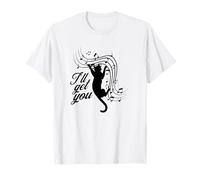 Musical Cat Musical Música I'll get you Partituras Camiseta