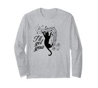 Musical Cat Musical Música I'll get you Partituras Manga Larga