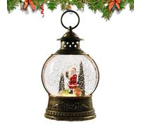 Musical Christmas Snow Globe,Eye-Catching Battery Powered Seasonal Decoration - Stable Musical Snow Globe | For Family Indoor Holiday Party Gathering Bedroom Living Room Workplace Fireplace