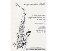 Musical Clock for Saxophone Quartet by W.A. Mozart