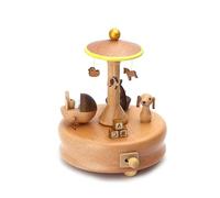 Musical de temática - de música de Madera de Madera | Ferris Wheel Musical Toy | Cajas de música Artesanal de Arte de Madera para | de música clásica para decoración