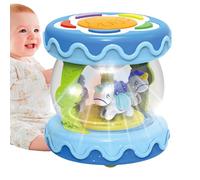 Musical Drum Toy - Musicals Light Up Rotating Toys | Creative Novelty Crawling Learning Electric Drums | Rotating Electric Drum For | Light Up Musicals Learning Toy For Birthda