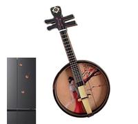 Musical Fridge Magnets, Instrument Magnets, Fridge Magnet Collection, Decorative Fridge Art, Small Instrument Magnets, Craft Ornament Miniature Chinese Classical Instruments For Doll House