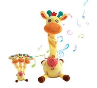 Musical Giraffe Toy, Dancing Giraffe Toy - Light Up Musical Plush Repeats What You Say, Plays 10 Songs & Fun Twirling Moves - Adorable Gift (1pcs)