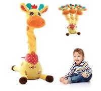 Musical Giraffe Toy - Glowing Giraffe Stuffed Animal, Interactive Dancing Talking GiraffePlush Toy, Voice Imitation Twisting Dance (2Pcs)