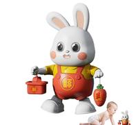 Musical Hare - Dancing Animal, Dancing and Singing Rabbit | Juguetes para Hip-hop, Baile eléctrico con 48 canciones, Juguetes de cumpleaños para niños y niñas, Juguetes de conejo
