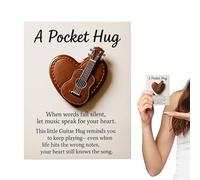 musical hecho a mano, tarjetas de recuerdo motivacionales con mensajes alentadores, juego de regalo portátil para los amantes de la música, ideal para niños, adolescentes, adultos, guitarristas