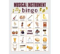 Musical Instrument Bingo: 32-Player Music Education and Orchestra Themed Party Games for Music Classrooms, World Music Day, International Music Day Activities