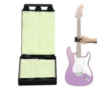 Musical Instrument Maintenance Tool - Guitar String & Fingerboard Cleaner, 360 Degree Side Wipe, 11cm X 6.5cm X 1cm + Ergonomic Handle, High Grade ABS & Microfibre - For Bass & Ukulele