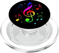 Musical Instrument Song Key Treble Clef Pentagram Notes PopSockets PopGrip para MagSafe