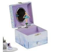 Musical Jewelry Box for Girls, Ballerina Themed with Music, Storage Case Pullout Drawer and Mirror, Cute Organizer Kids, Home Bedroom Decor, Gift Birthday Special Occasions | Charming playtime room de