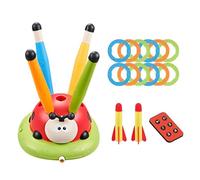 Musical Jump Toys, Rocket Launchers, Interactive Play Gross Motor Social Skills Group Fun Comfortable Fit Birthday Gift, Exercise Equipment Outdoor Sports for Toddler, Boys, Children, 3-6 Years